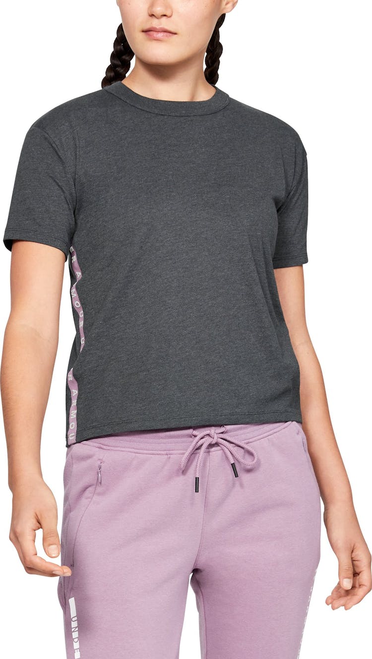 Numéro de l'image de la galerie de produits 4 pour le produit T-shirt UA Tape Girlfriend Crew Femme
