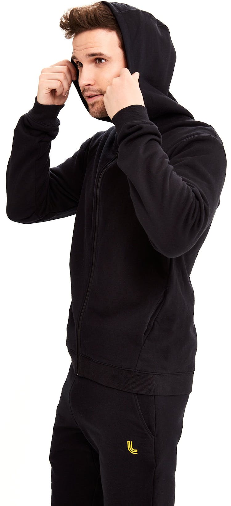 Product gallery image number 4 for product Elliot Full Zip Structured Terry Hoodie - Men's