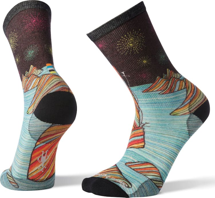 Product gallery image number 1 for product Curated Rainbow Mountain Climb Crew Socks - Men's