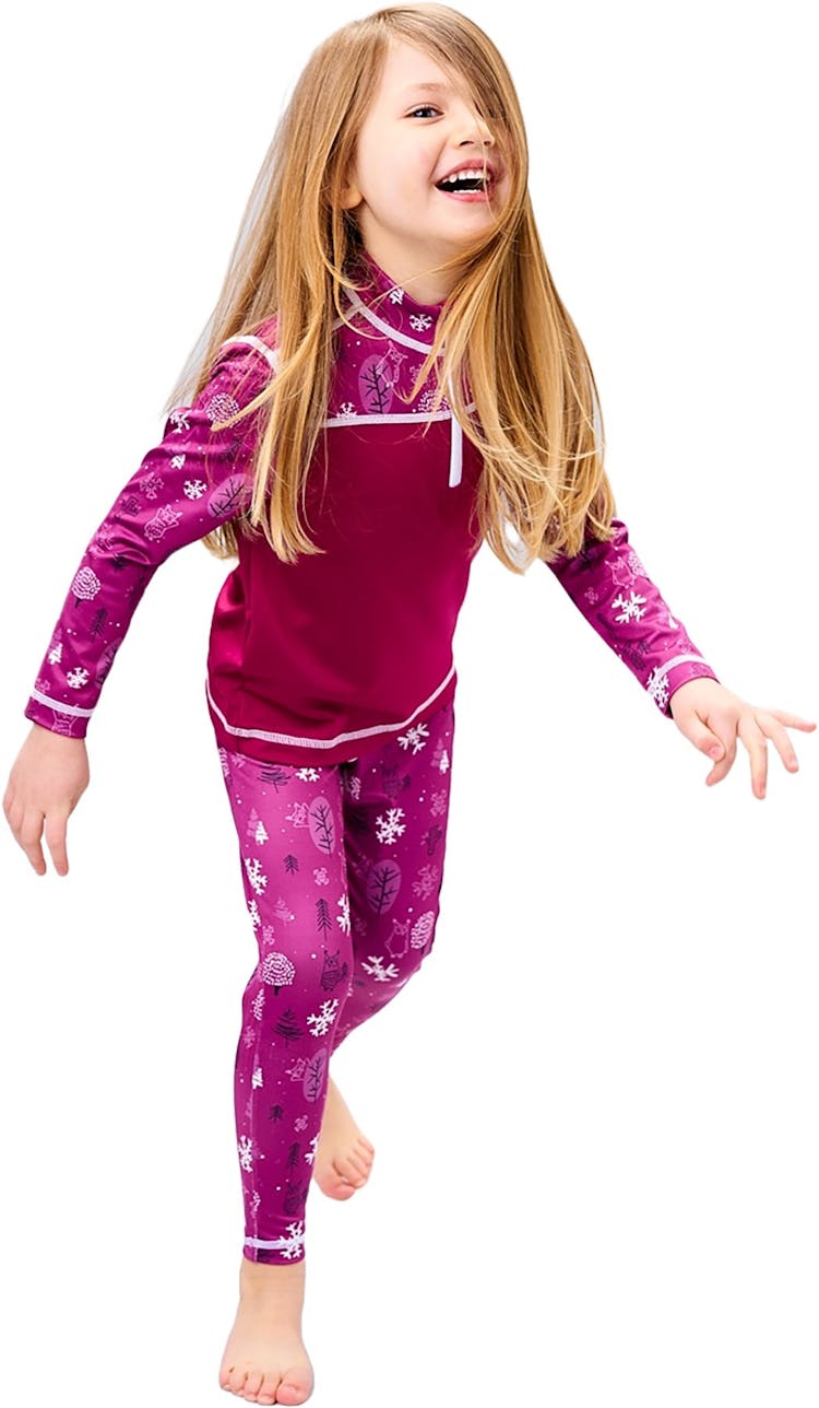 Product gallery image number 2 for product Altropos 1/2 Zip Midlayer Printed Top - Kids