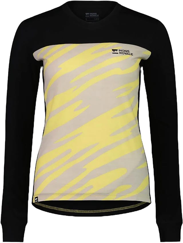 Image de produit pour T-shirt à manches longues et col en V Enduro de Redwood - Femme