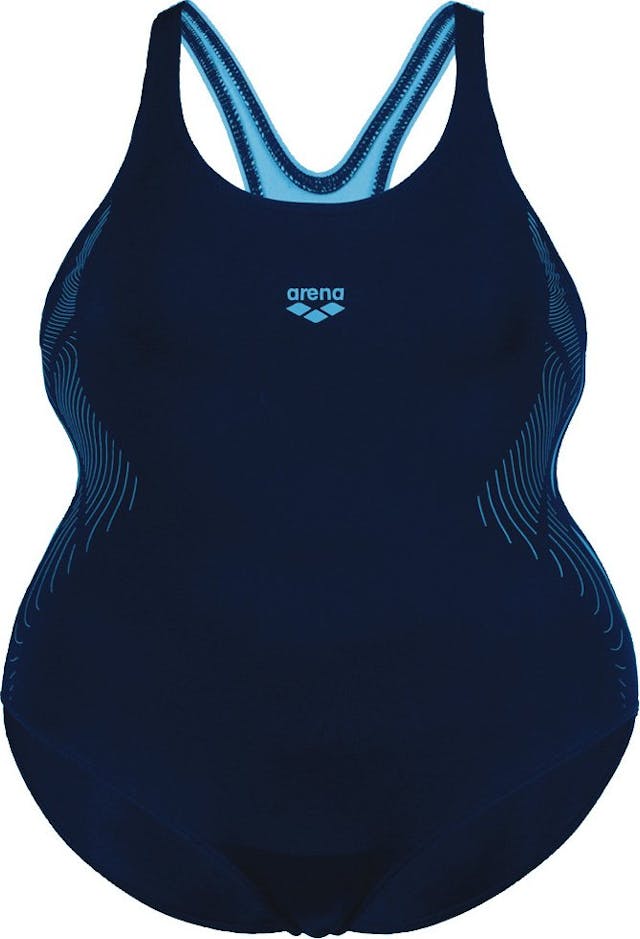 Image de produit pour Maillot de bain à imprimé graphique grande taille - Femme