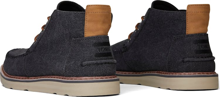 Product gallery image number 4 for product Black Washed Canvas Chukka Boots - Men's