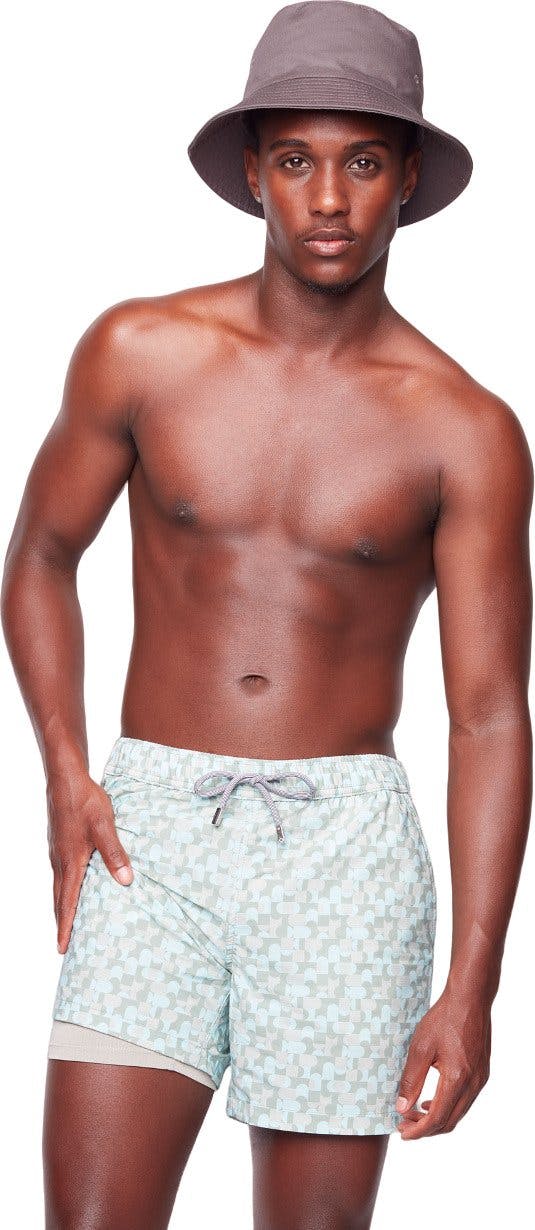 Product gallery image number 2 for product Circled Illusion Swim Shorts - Men's
