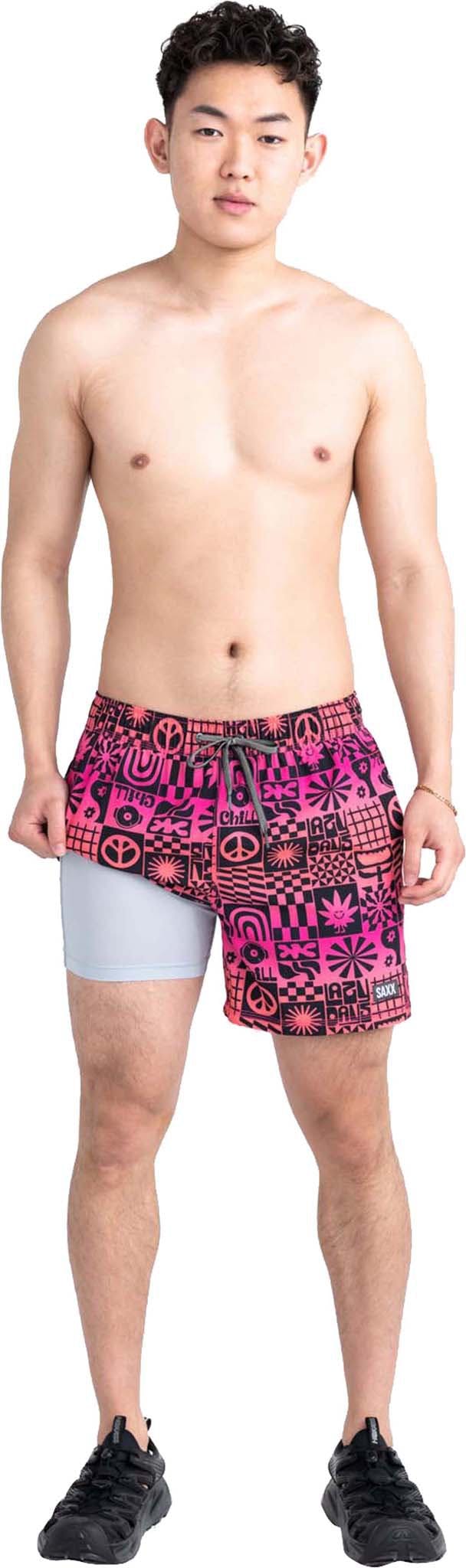 Product gallery image number 3 for product Oh Buoy 2N1 Volley 5 Inches Swim Shorts - Men's