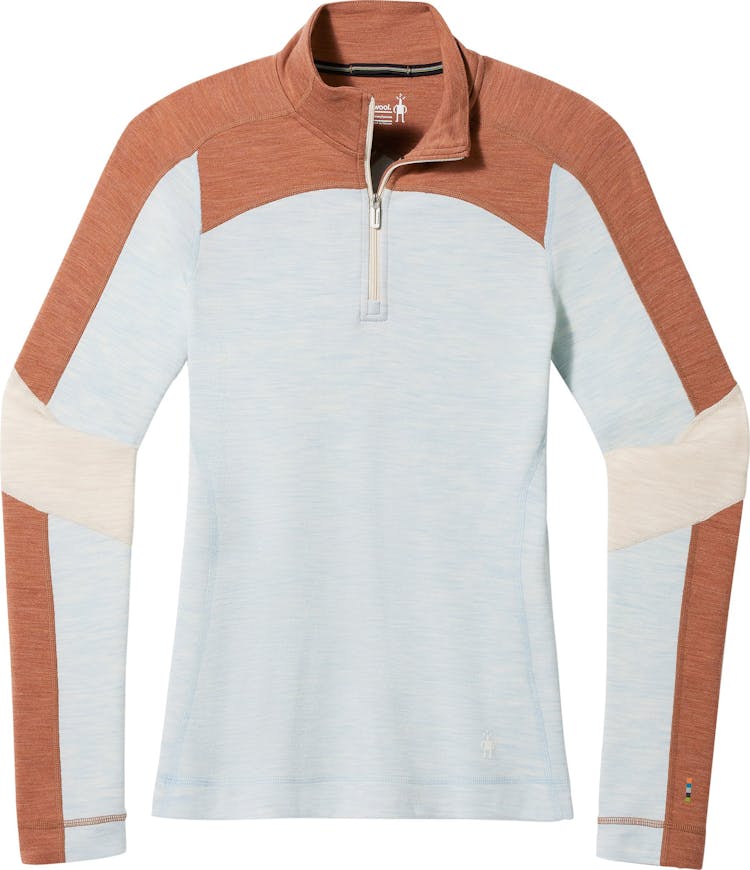 Product gallery image number 1 for product Classic Thermal Merino Base Layer Colorblock 1/4 Zip Boxed - Women's