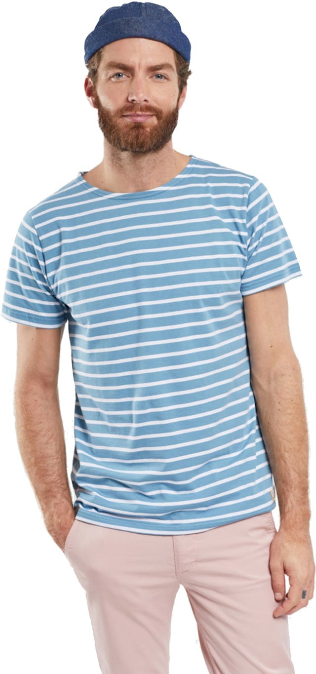 Product image for Hoédic Lightweight Breton Striped Cotton Jersey - men's