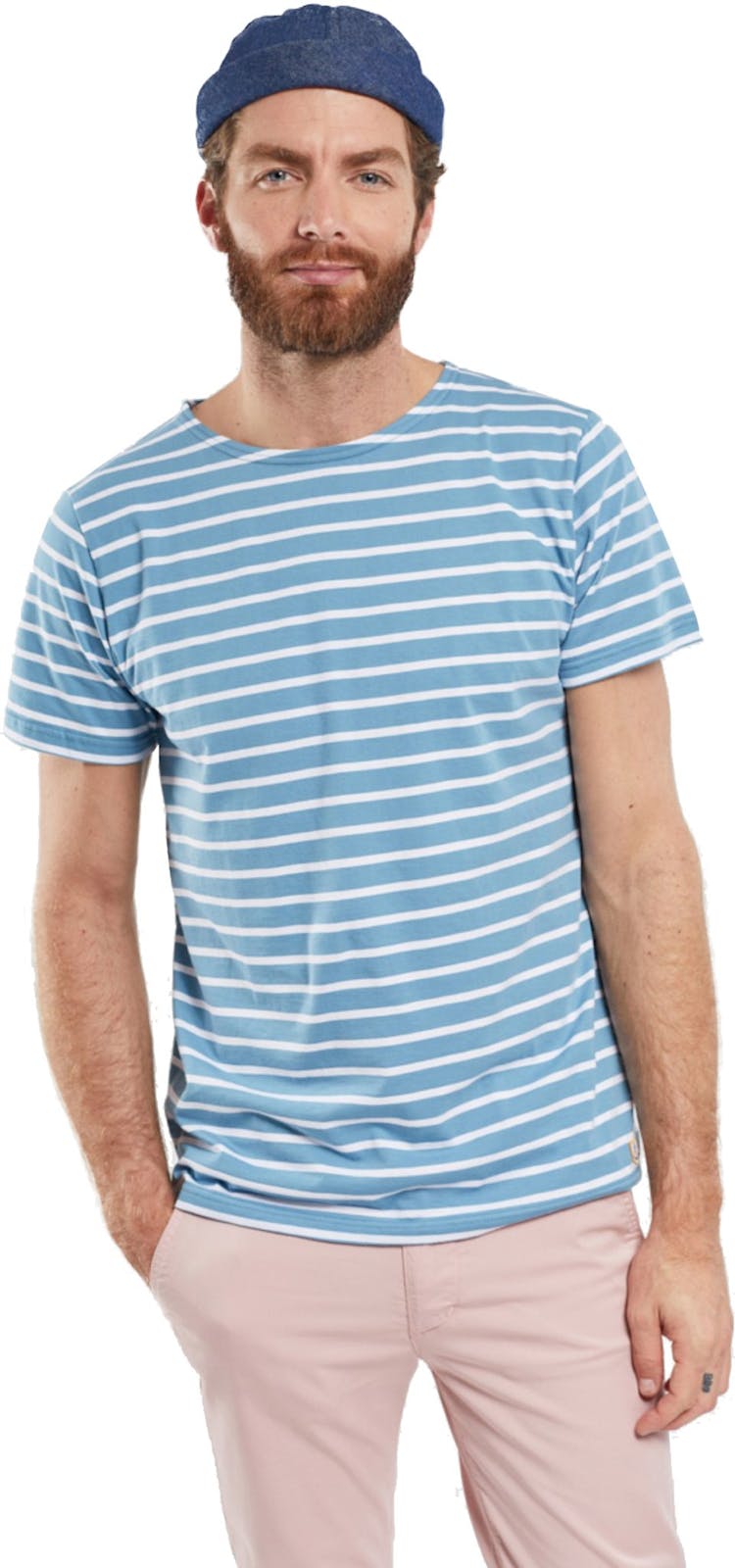 Product gallery image number 1 for product Hoédic Lightweight Breton Striped Cotton Jersey - men's