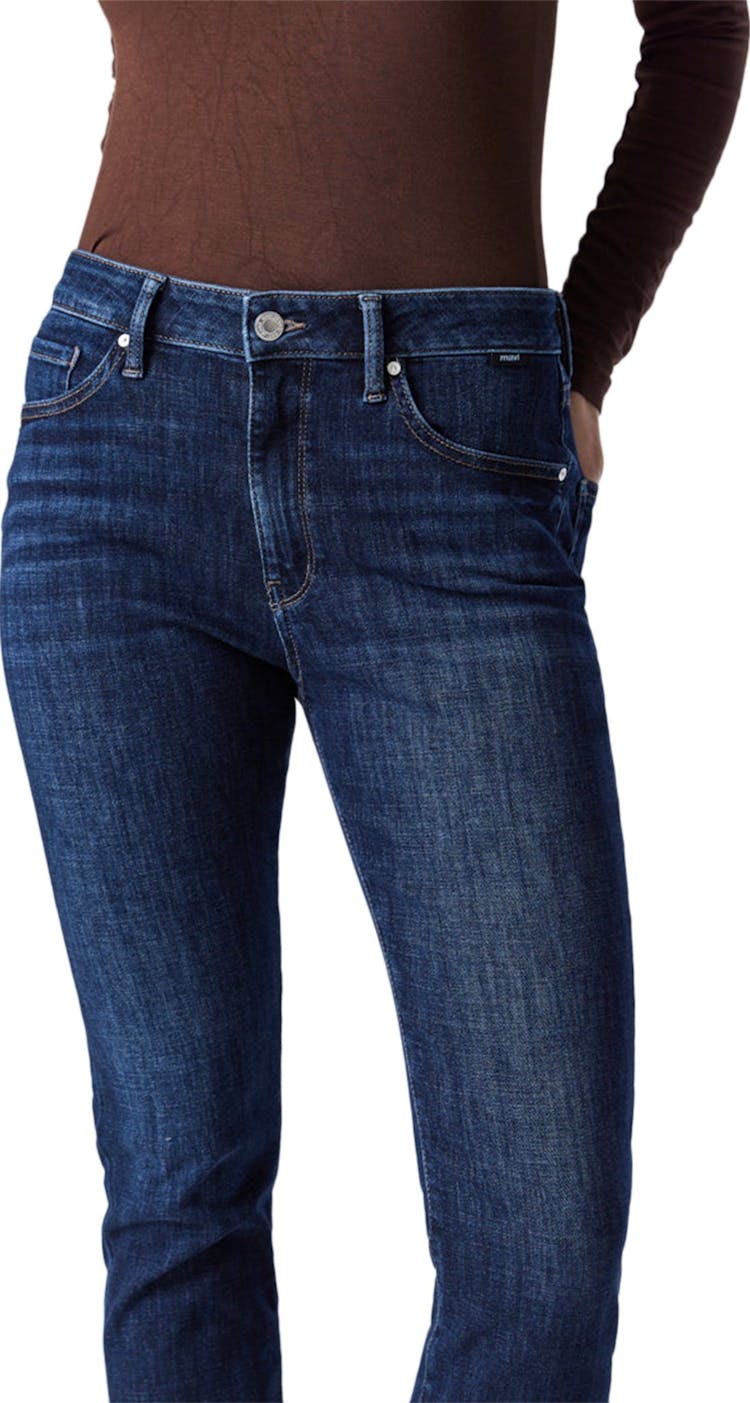 Product gallery image number 4 for product Viola Dark Used Brushed Feather Jean - Women's