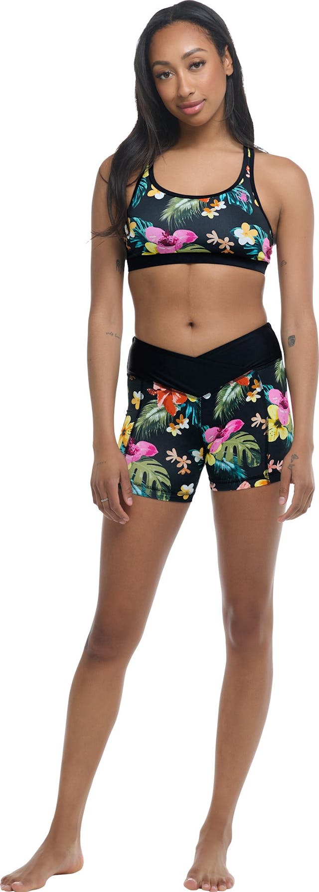 Product image for Tropical Island Speedy Cross-Over Shorts - Women's