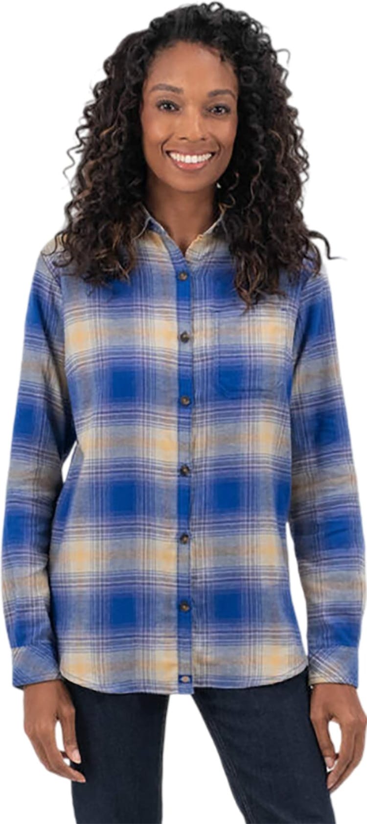Product gallery image number 1 for product Long Sleeve Plaid Shirt - Women's