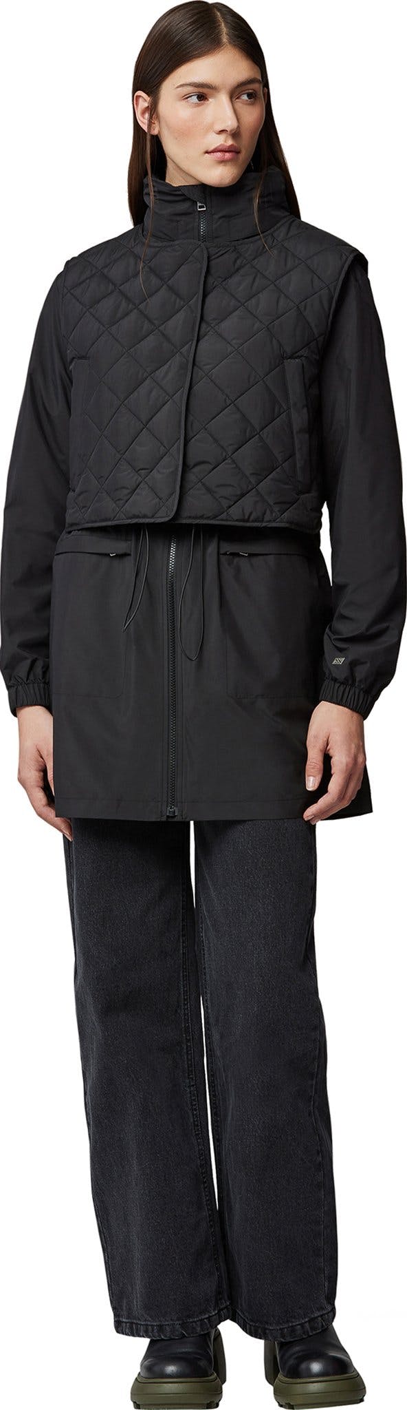 Product image for Edita Mid-Thigh Length Jacket with Hood - Women's