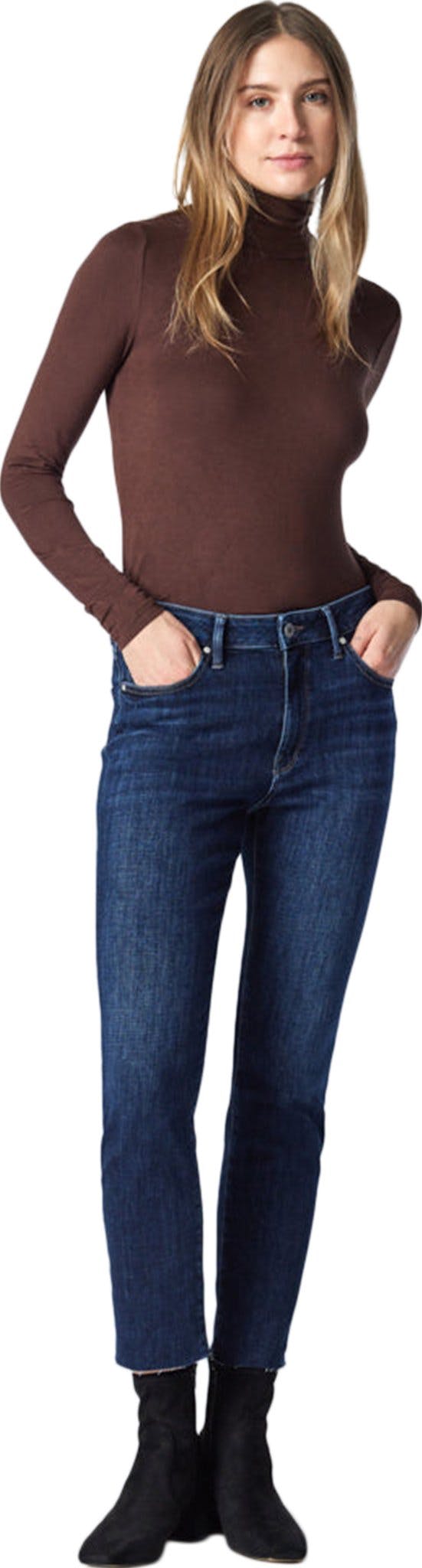 Product gallery image number 1 for product Viola Dark Used Brushed Feather Jean - Women's