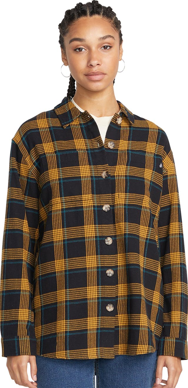 Product image for Oversize Me Long Sleeve Flannel Shirt - Women's