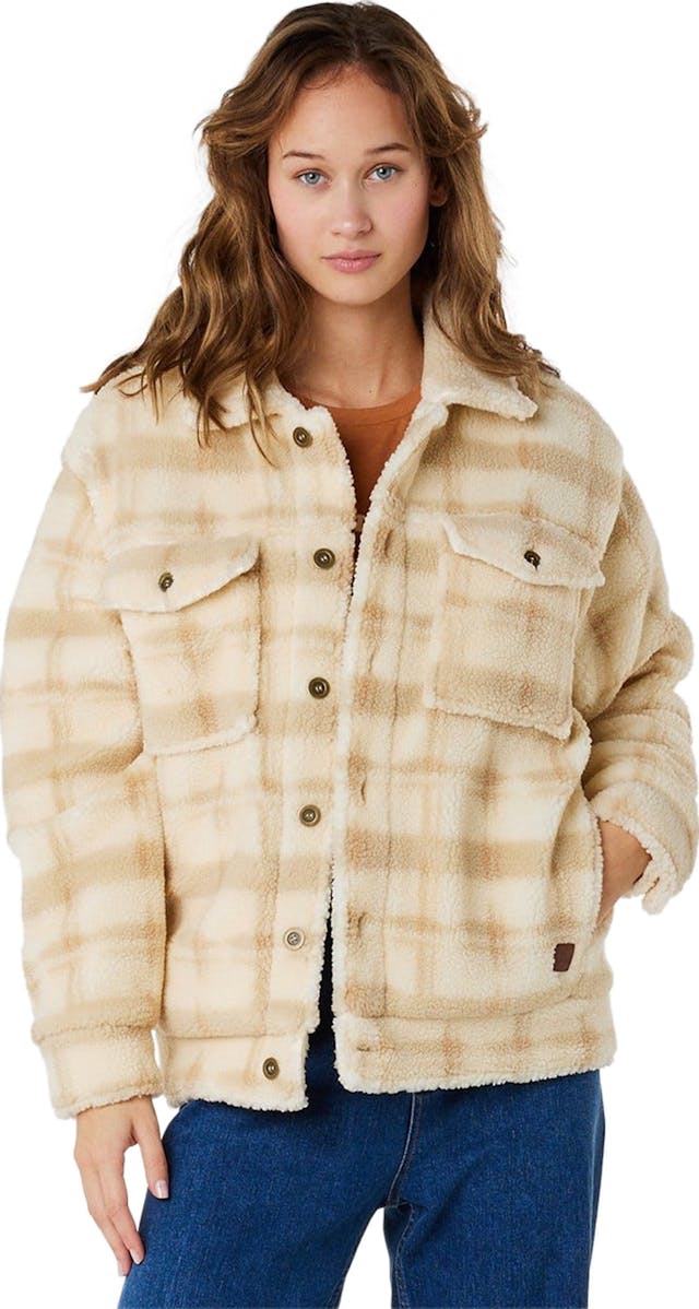 Product image for Sunrise Session Sherpa Lined Button Up Jacket - Women's