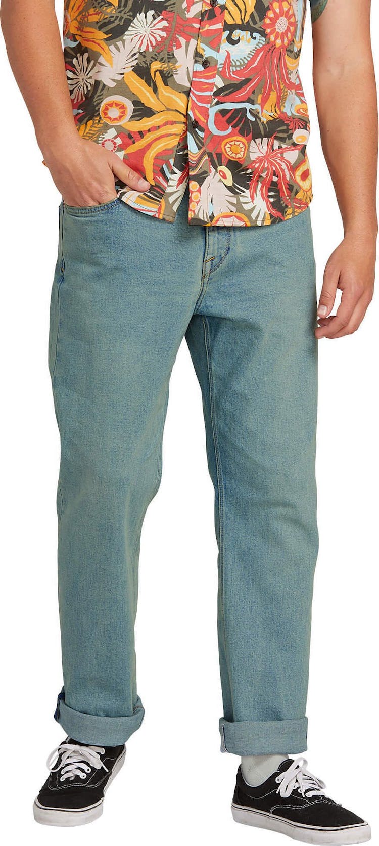 Product gallery image number 1 for product Kinkade Regular Fit Jeans - Allover Stone Light - Men's